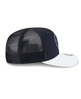 New Era Men's Navy/White New York Yankees 2025 Batting Practice 9SEVENTY Stretch-Snap Trucker Hat