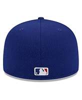 New Era Men's Royal/ Texas Rangers 2025 Mlb Clubhouse 59FIFTY Fitted Hat