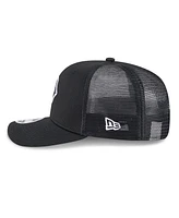 New Era Men's Black Chicago White Sox 2025 Batting Practice 9SEVENTY Stretch-Snap Trucker Hat
