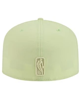 New Era Men's Green Boston Celtics Colorpack A-Frame Pinch Front 59FIFTY Fitted Hat