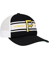 Mitchell & Ness Men's Black Pittsburgh Pirates Sideline Trucker Adjustable Hat