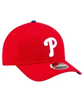 New Era Men's Red Philadelphia Phillies Player Replica 9FORTY Adjustable Hat