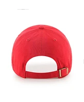 '47 Brand Men's Red Ohio State Buckeyes Classic Arch Clean Up Adjustable Hat