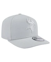 New Era Men's Gray Minnesota Vikings Color Pack 9FIFTY Snapback Hat