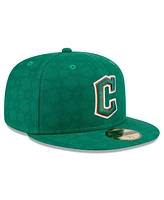 New Era Men's Kelly Green Cleveland Guardians St. Patrick's Day 59FIFTY Fitted Hat