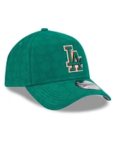 New Era Men's Kelly Green Los Angeles Dodgers St. Patrick's Day A-Frame 9FORTY Adjustable Hat