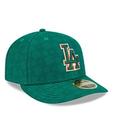 New Era Men's Kelly Green Los Angeles Dodgers St. Patrick's Day Low Profile 59FIFTY Fitted Hat