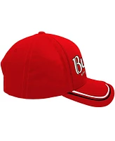 Jr Motorsports Official Team Apparel Men's Red Dale Earnhardt Jr. Budweiser Sponsor Adjustable Hat