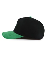 American Needle Men's Black/Kelly Green Dallas Stars Burnett Adjustable Hat