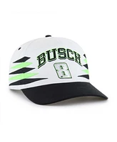 '47 Brand Men's White Kyle Busch Diamond Cut Hitch Adjustable Hat