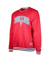 New Era Men's Red Philadelphia Phillies Father's Day Pullover Sweatshirt