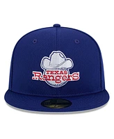 New Era Men's Royal/ Texas Rangers 2025 Mlb Clubhouse 59FIFTY Fitted Hat