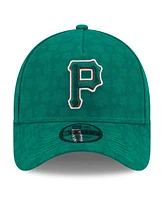 New Era Men's Kelly Green Pittsburgh Pirates St. Patrick's Day A-Frame 9FORTY Adjustable Hat