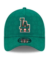 New Era Men's Kelly Green Los Angeles Dodgers St. Patrick's Day A-Frame 9FORTY Adjustable Hat