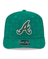 New Era Men's Kelly Green Atlanta Braves St. Patrick's Day 9SEVENTY Adjustable Hat