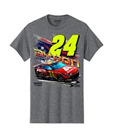 Hendrick Motorsports Team Collection Men's Heather Gray William Byron Car T-Shirt