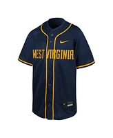 Nike Big Boys and Girls Navy West Virginia Mountaineers Limited Baseball Jersey