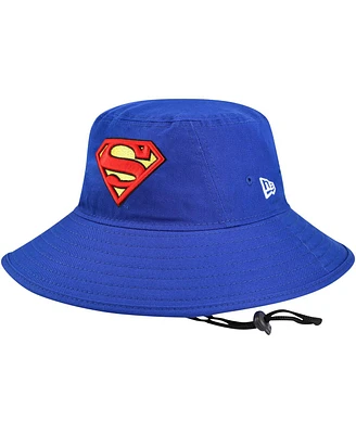 New Era Men's Blue Superman Bucket Hat