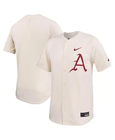 Nike Men's Natural Arkansas Razorbacks Limited Baseball Jersey