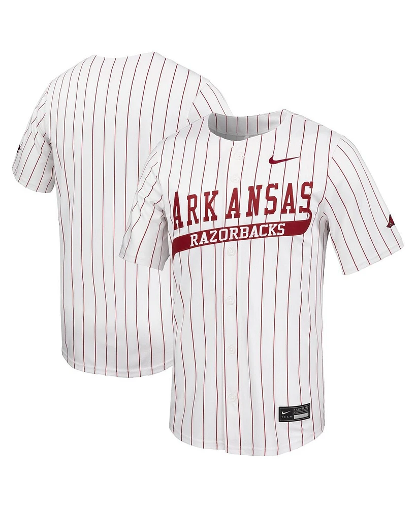 Nike Men's White Arkansas Razorbacks Limited Baseball Jersey