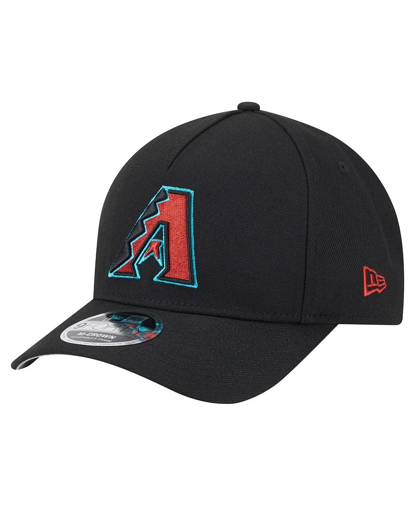 New Era Men's Black Arizona Diamondbacks 9FORTY M-Crown Adjustable Hat