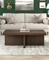 Hudson & Canal 44" Elna Wide Rectangular Coffee Table