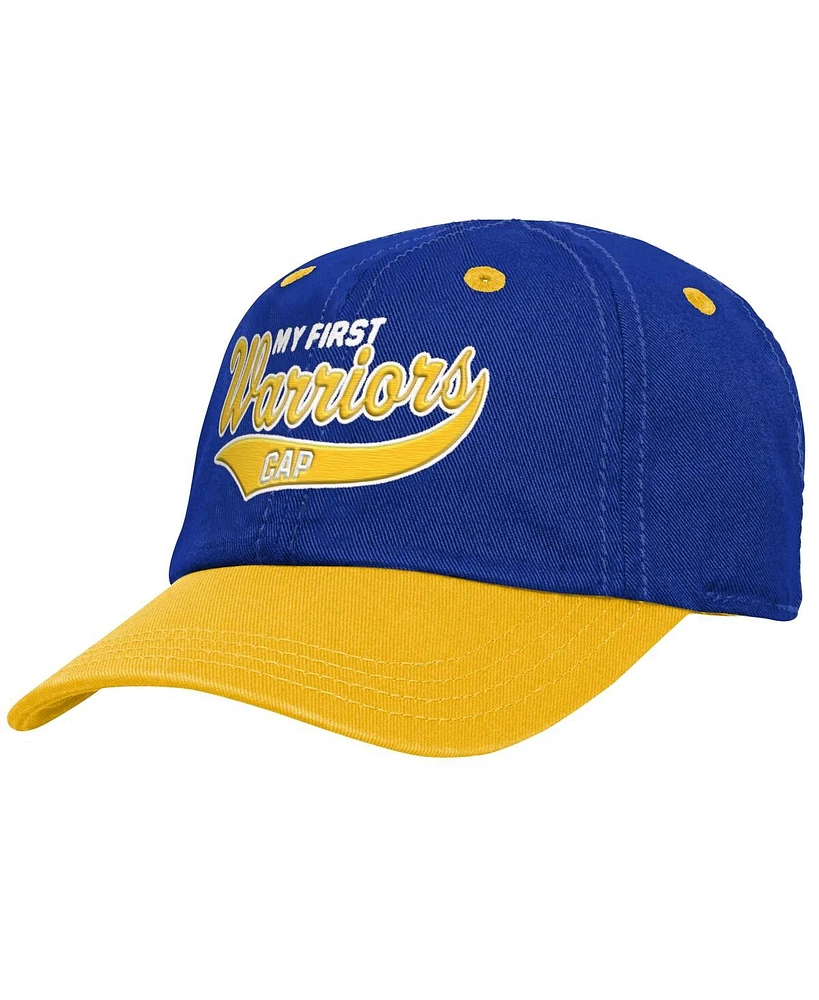 Outerstuff Baby Boys and Girls Blue Golden State Warriors My First Tail Sweep Slouch Flex Hat