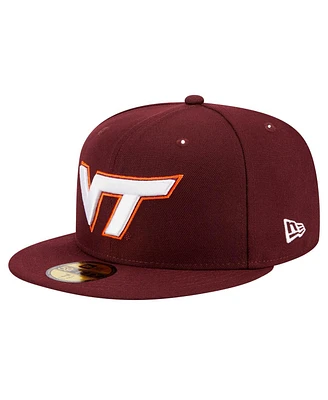 New Era Men's Maroon Virginia Tech Hokies 59FIFTY Fitted Hat