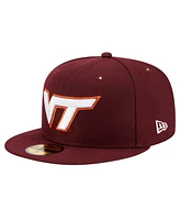 New Era Men's Maroon Virginia Tech Hokies 59FIFTY Fitted Hat