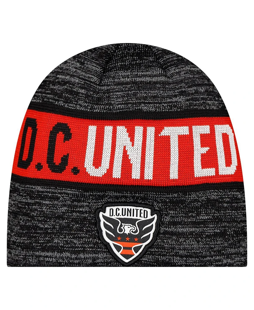 New Era Men's Black D.c. United 2025 Kickoff Beanie Hat