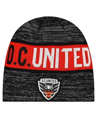 New Era Men's Black D.c. United 2025 Kickoff Beanie Hat