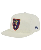 New Era Men's Cream Real Salt Lake 2025 Kickoff Snapback Golfer Hat