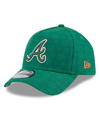 New Era Men's Kelly Green Atlanta Braves St. Patrick's Day A-Frame 9FORTY Adjustable Hat