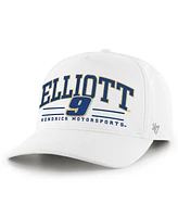 '47 Brand Men's White Chase Elliott Roscoe Hitch Adjustable Hat