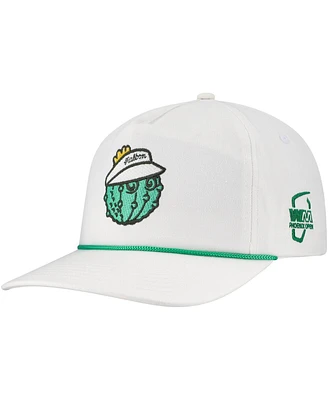 Malbon Men's and Women's Golf White Wm Phoenix Open Cacti Buckets Adjustable Hat