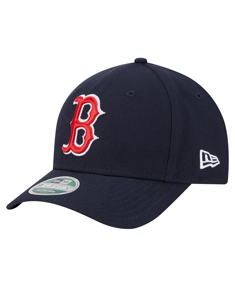 New Era Big Boys and Girls Navy Boston Red Sox Player Replica 9FORTY Adjustable Hat