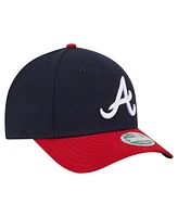 New Era Big Boys and Girls Navy Atlanta Braves Player Replica 9FORTY Adjustable Hat