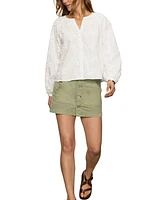 Sanctuary Women's Sunday Bouquet Cotton Blouse