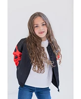 Miraculous Girls Ladybug Zip Up Bomber Jacket