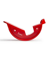 Sunny Health & Fitness Calf & Hamstring Stretcher and Foot Rocker, Red