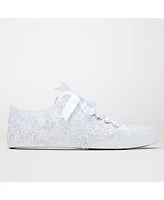 Shelby Low Top Lace Bridal Sneakers