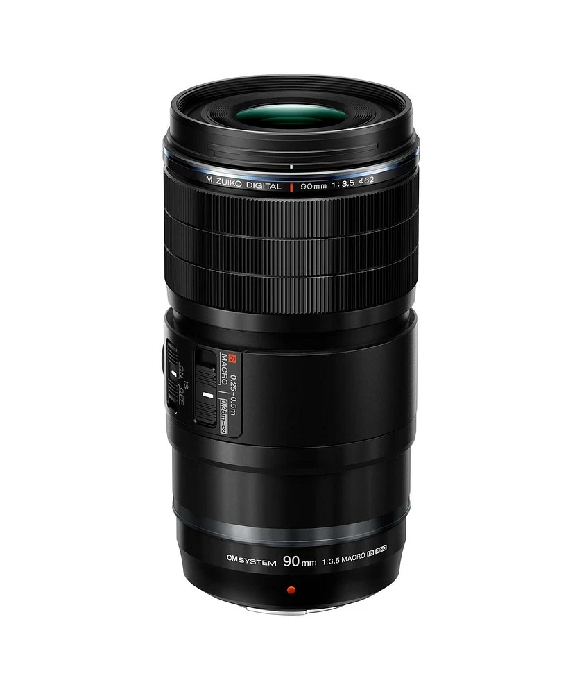 Om System M.Zuiko Digital Ed 90mm f/3.5 Macro Is Pro Lens for Micro Four Thirds