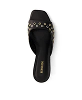 Bernardo Cenza Grommet Heeled Mule