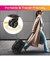 Byootique Rolling Hairdresser Organizer Case w/ Hair Tools Travel Bag Backpack