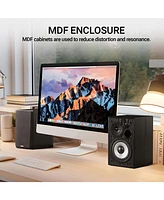 Edifier Bluetooth Bookshelf Speakers with Mdf Enclosure, Powered Studio Monitors - 24W Rms (Pair)