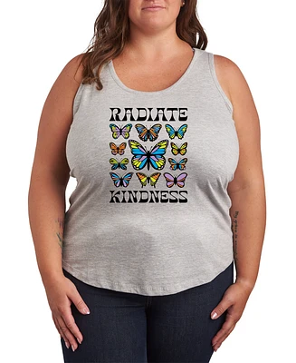 Hybrid Apparel Plus Radiate Kindness Graphic Tank Top