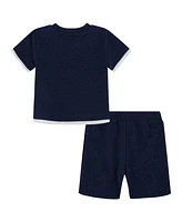 Tommy Hilfiger Baby Boys 2-Piece French Terry Top and Shorts Set