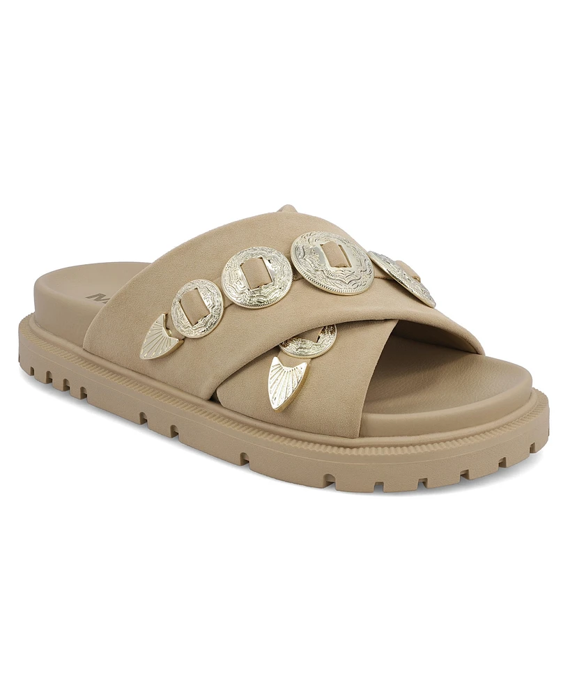 Mia Women's Gorgene Slip-On Slide Sandals
