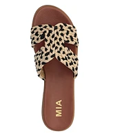 Mia Women's Poet Round Toe Flat Sandals