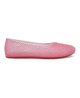 Mia Women's Gelina Jelly Ballet Slip-On Flats